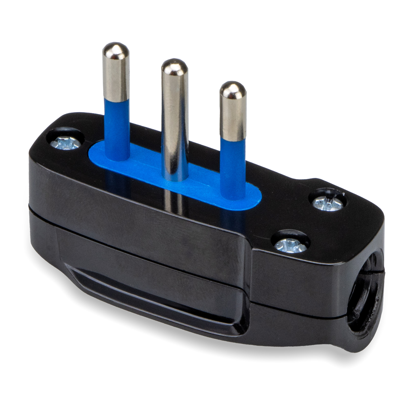 10A WITH EARTH PLUG BLACK