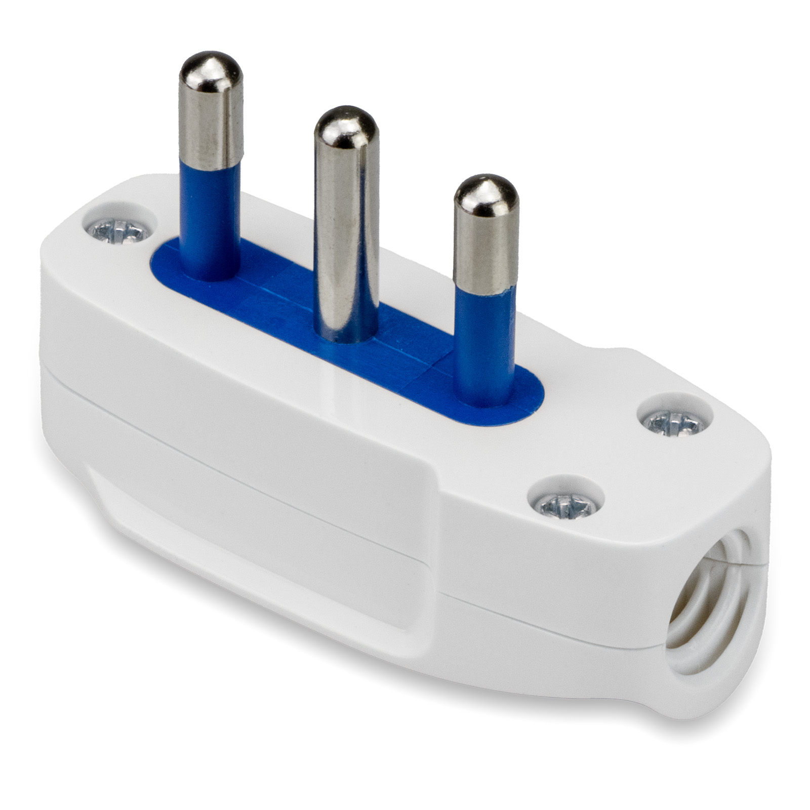 16A WITH EARTH PLUG WHITE
