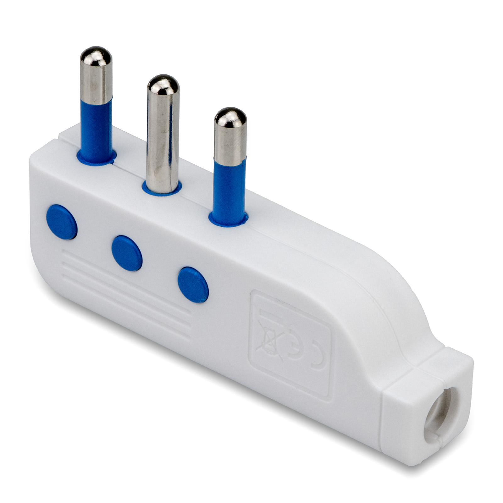 Clavija Blanco 2P+T 16A