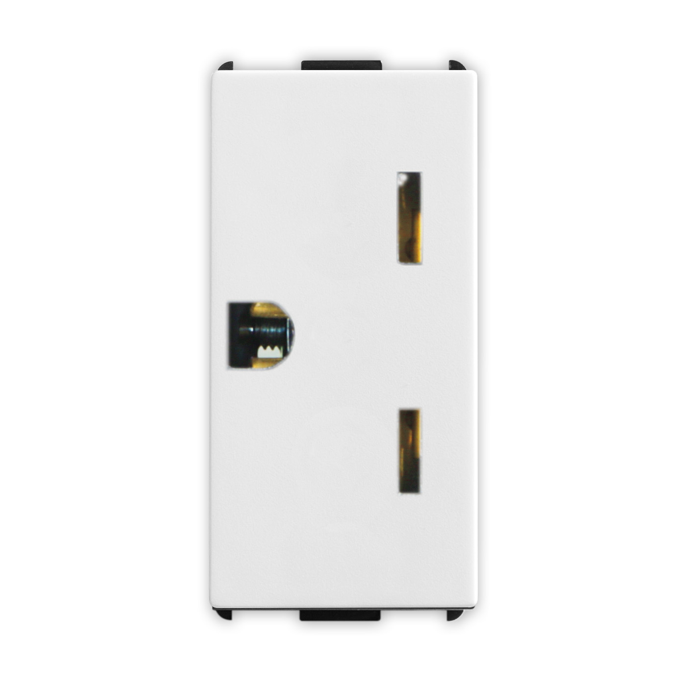 PIXIA Presa 2P+T Laterale 15A 250V White