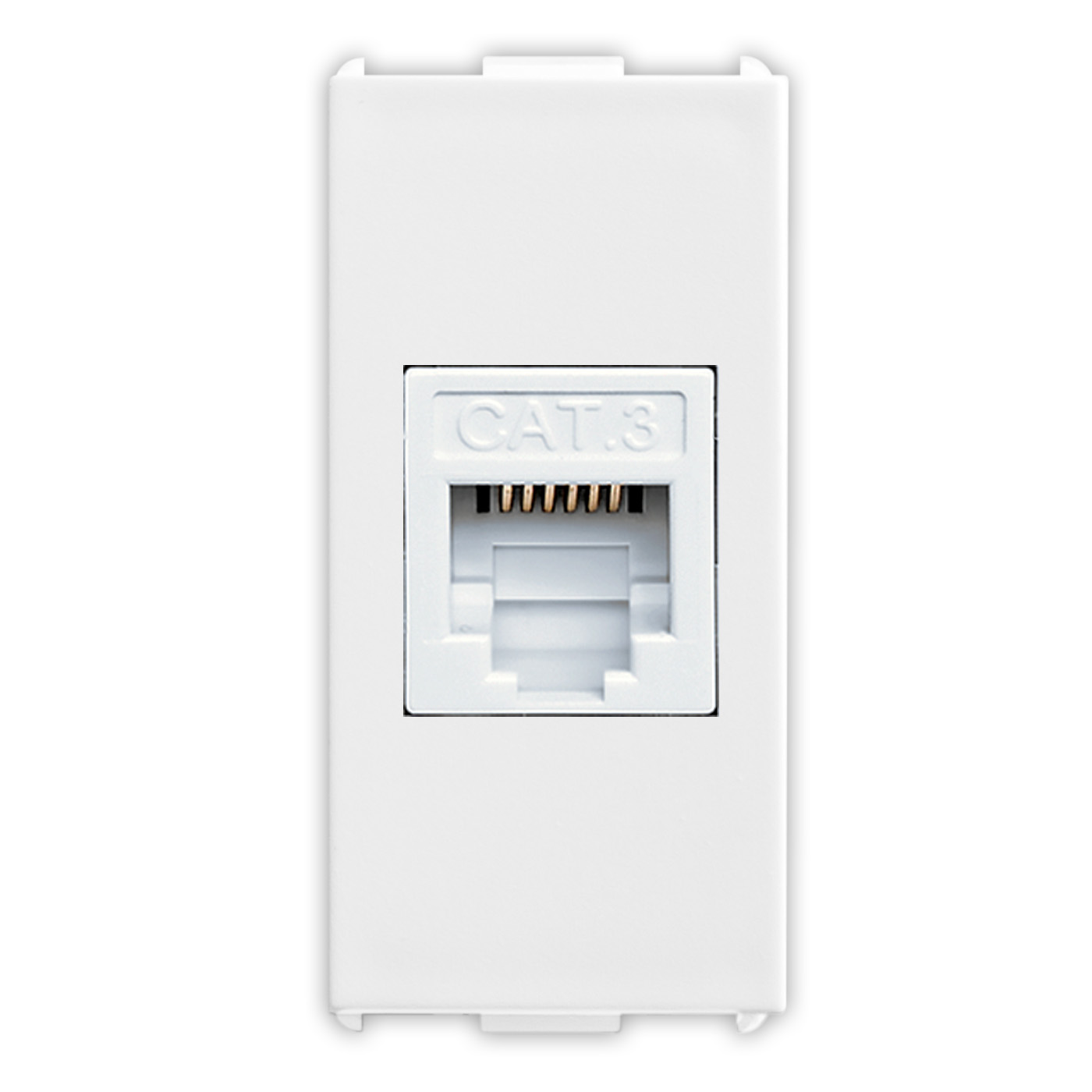 PIXIA Presa RJ12 1 Plug 6-6 SnowWhite