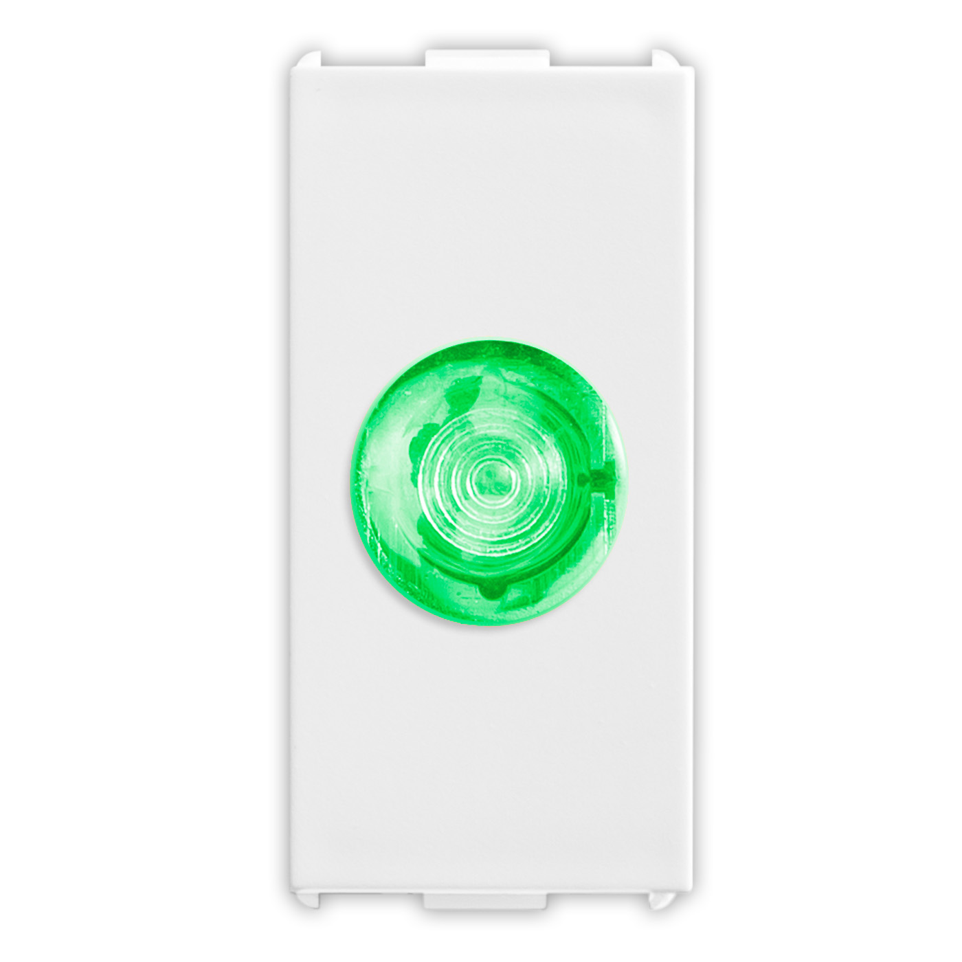PIXIA Portalamp.Spia VERDE 230V~ White