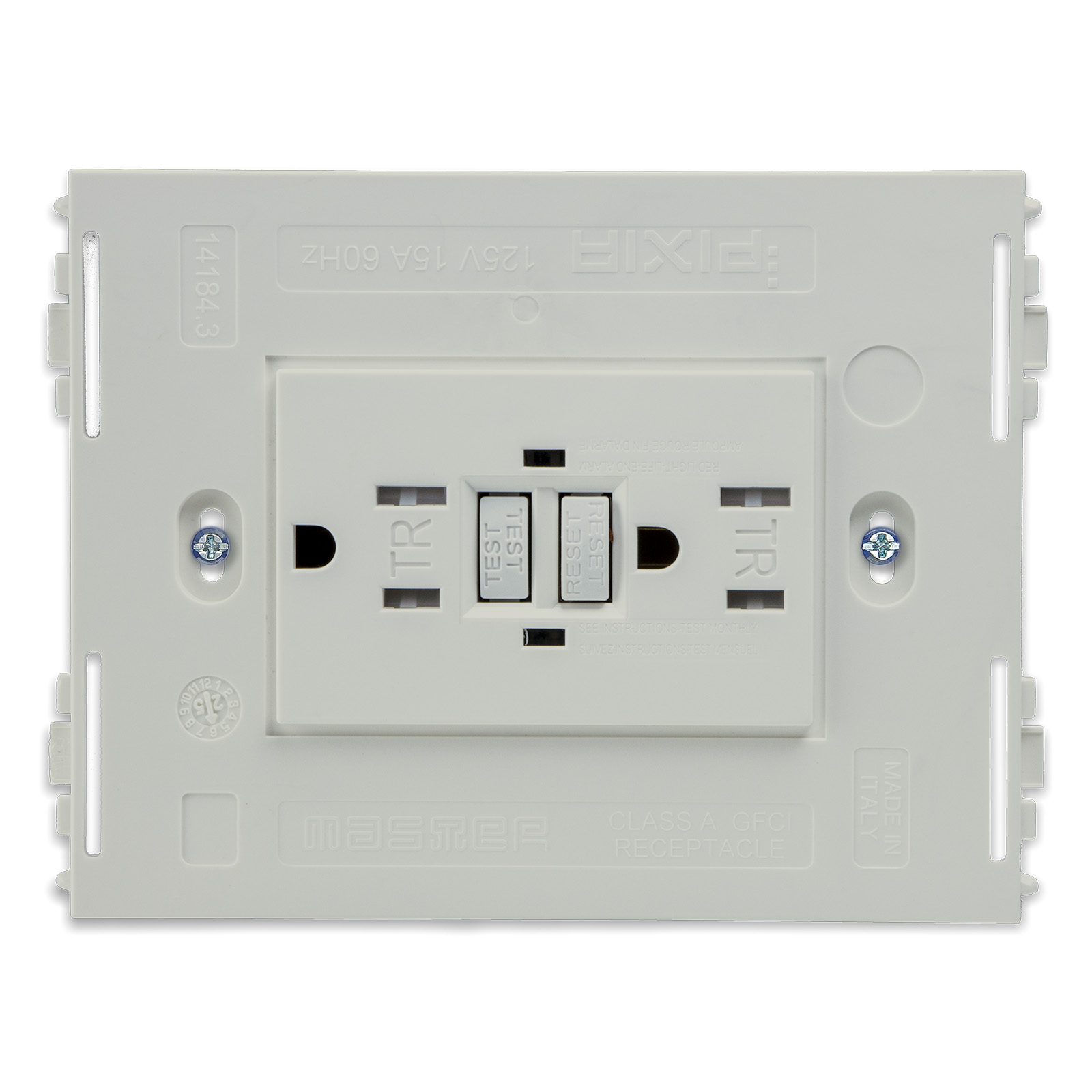 Pr.AMER.GFCI 15A 127V c/Sicur. UL Sand