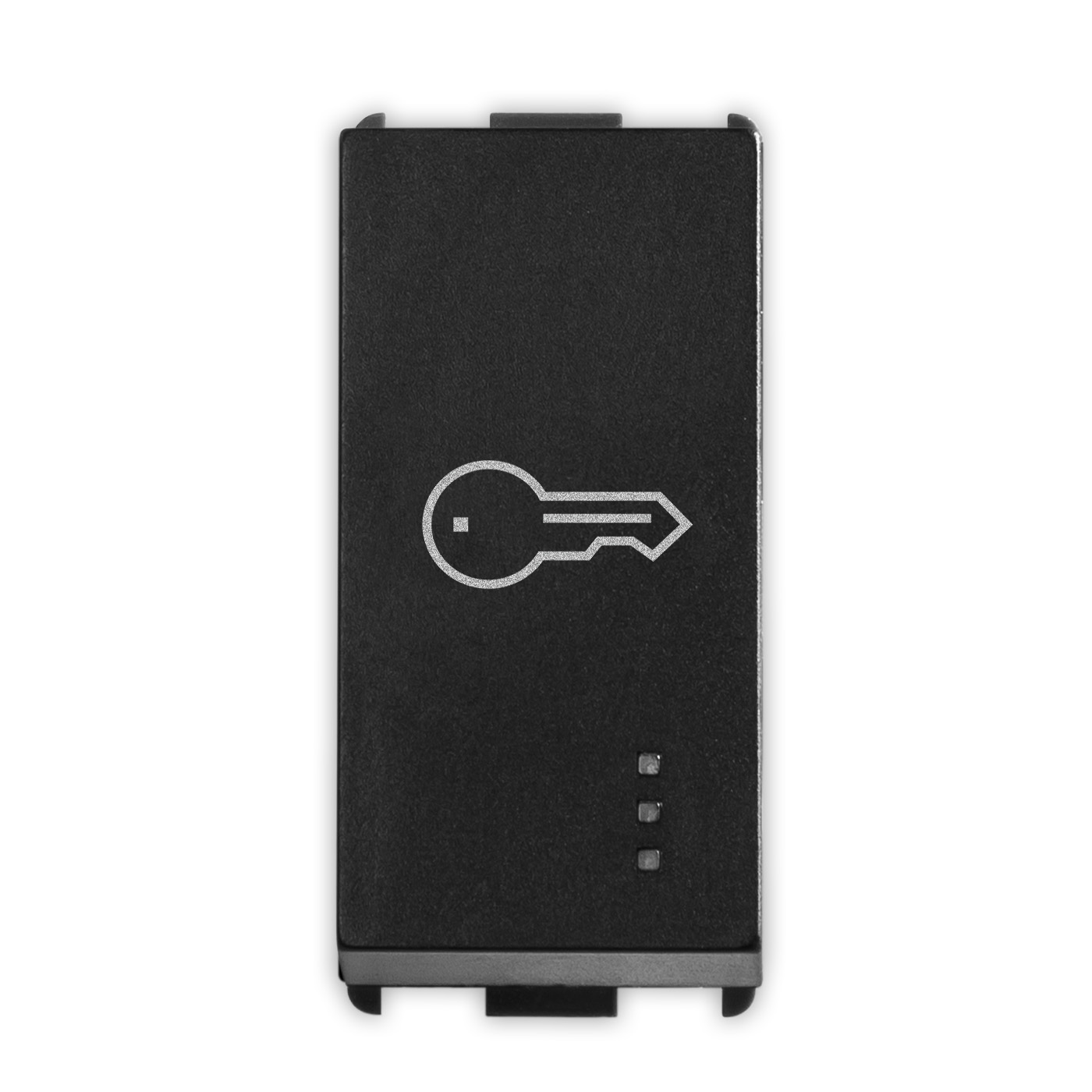 PIXIA Pulsante Apriporta 10A NO Black