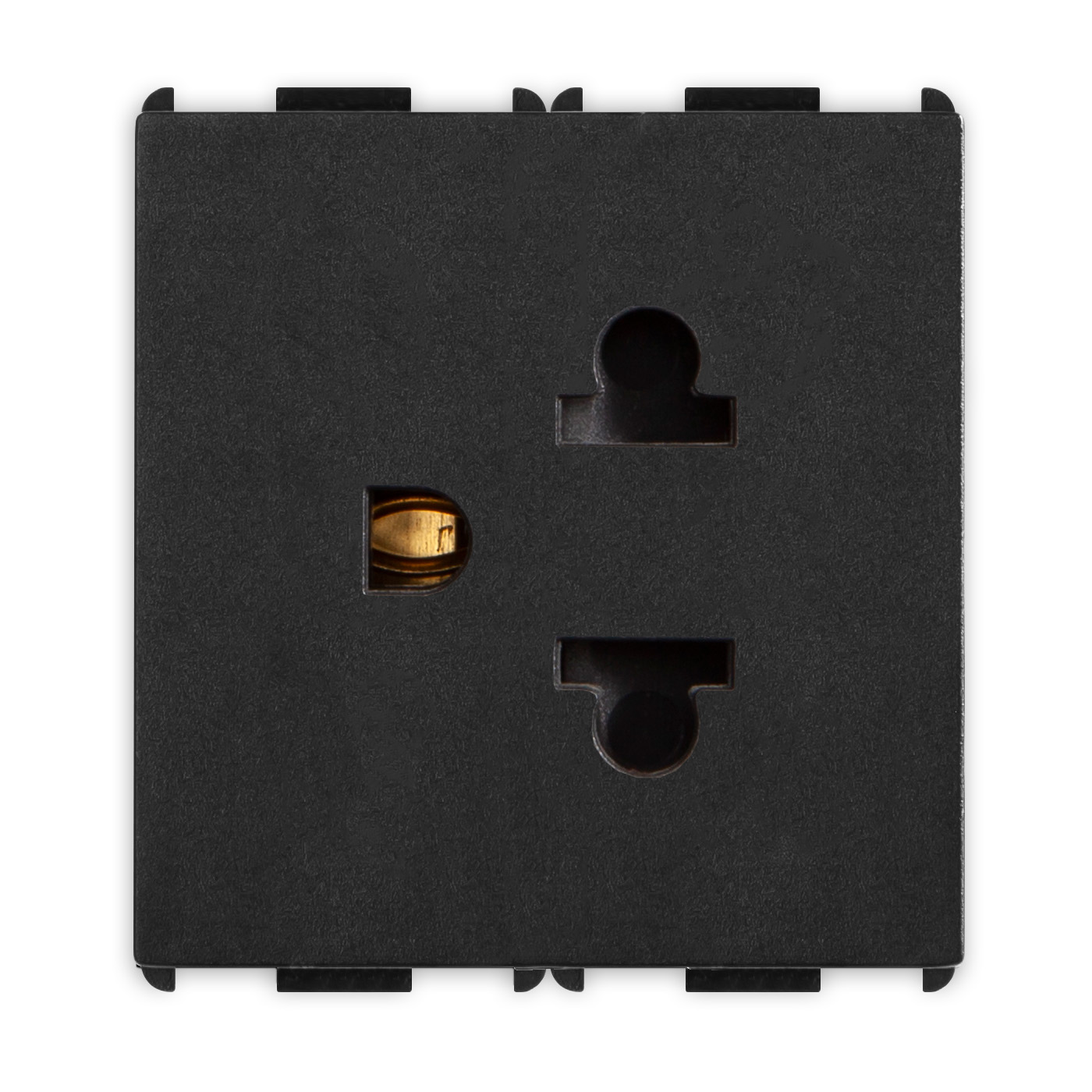 PIXIA Presa 2P+T16A.250V EUROAM.Black