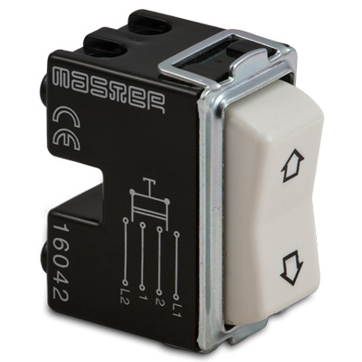 Doppio pulsante con frecce 10A 2 NO