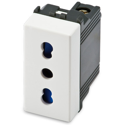 Presa MIX 2P+T 16A P17/11 Bivalente