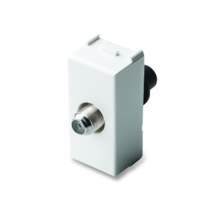 Connector w/female attach.IEC for sat TV