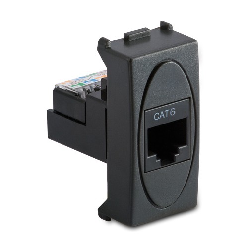 Presa RJ45 Cat.6 UTP MODO GRIGIO