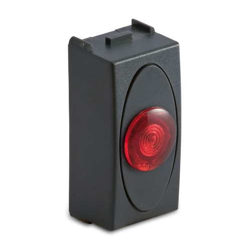 Portalamp.Spia ROSSA S.GRIGIO