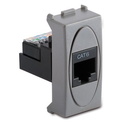 Presa RJ45 Cat.6 UTP STEEL