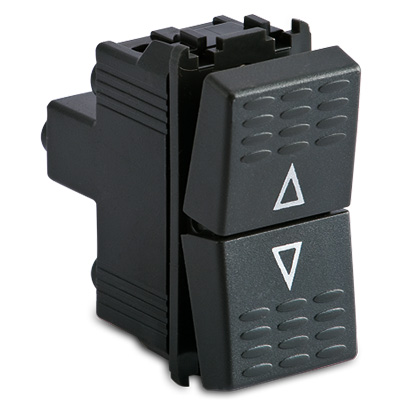 INK Pulsante Doppio 1P NO+1P NO nero