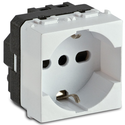 Presa P40 Schuko univ.2P+T 16A MODO BIAN