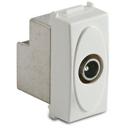 Pr.Coax IEC Maschio Pas. dB7 MODO BIANCO