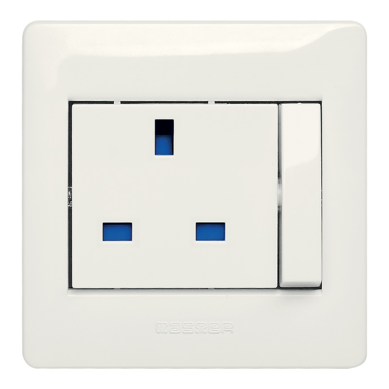 Presa ING 2P+T 13A con Interr. e LED