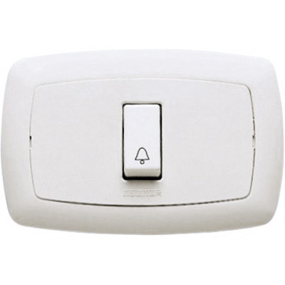 Or.Pulsante campanello 16A 250V BIANCA