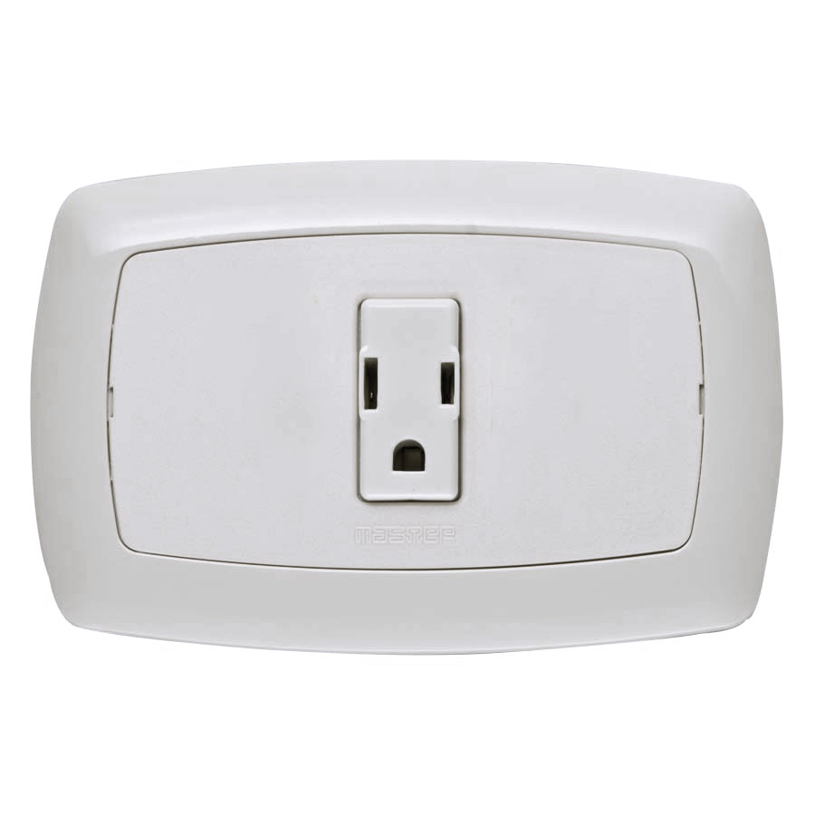 Horizontal Amer.socket 2P+earth 15A 127V