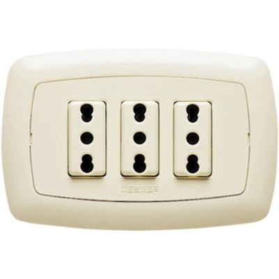 Or.3 Presa Bival.2P+T 16A 250V