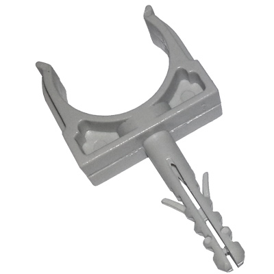 Clips Fissatubo 25mm Tassello Dia.6mm