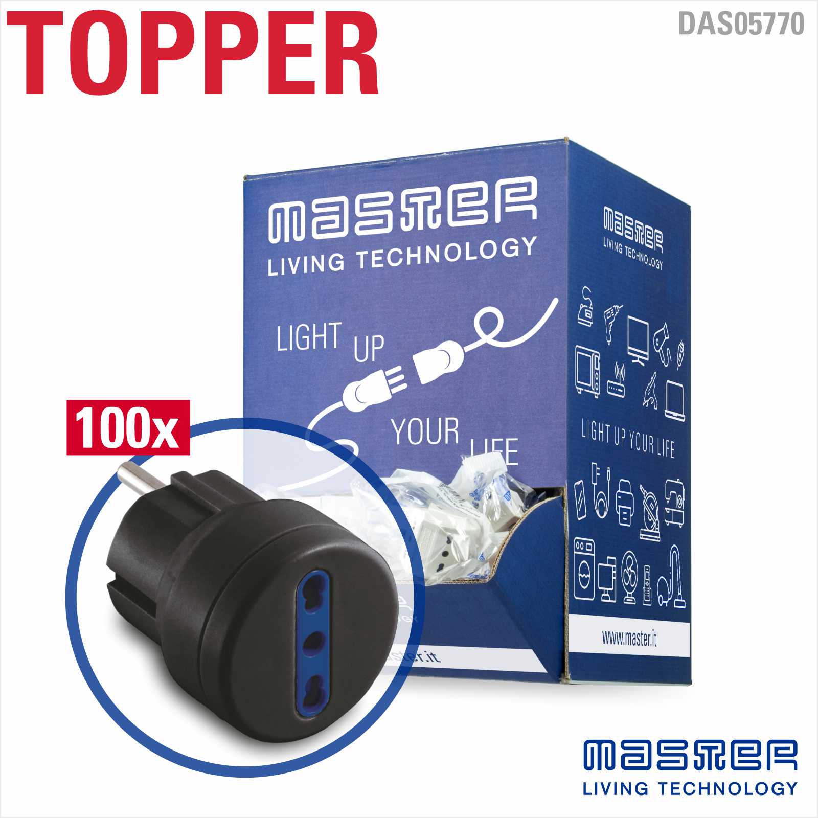 Dispenser with 100pcs. adapter 05770