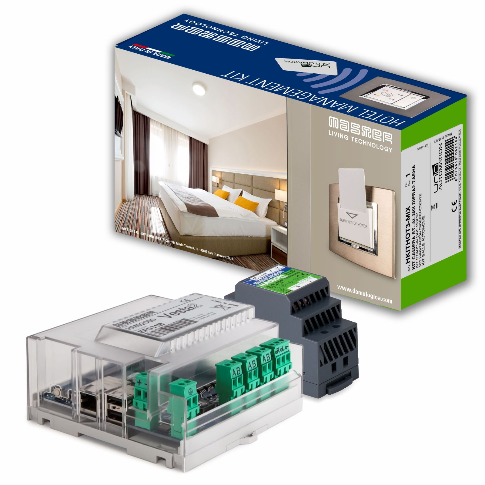 KIT CONTROLLO ACCESSI CENTRALIZZATO