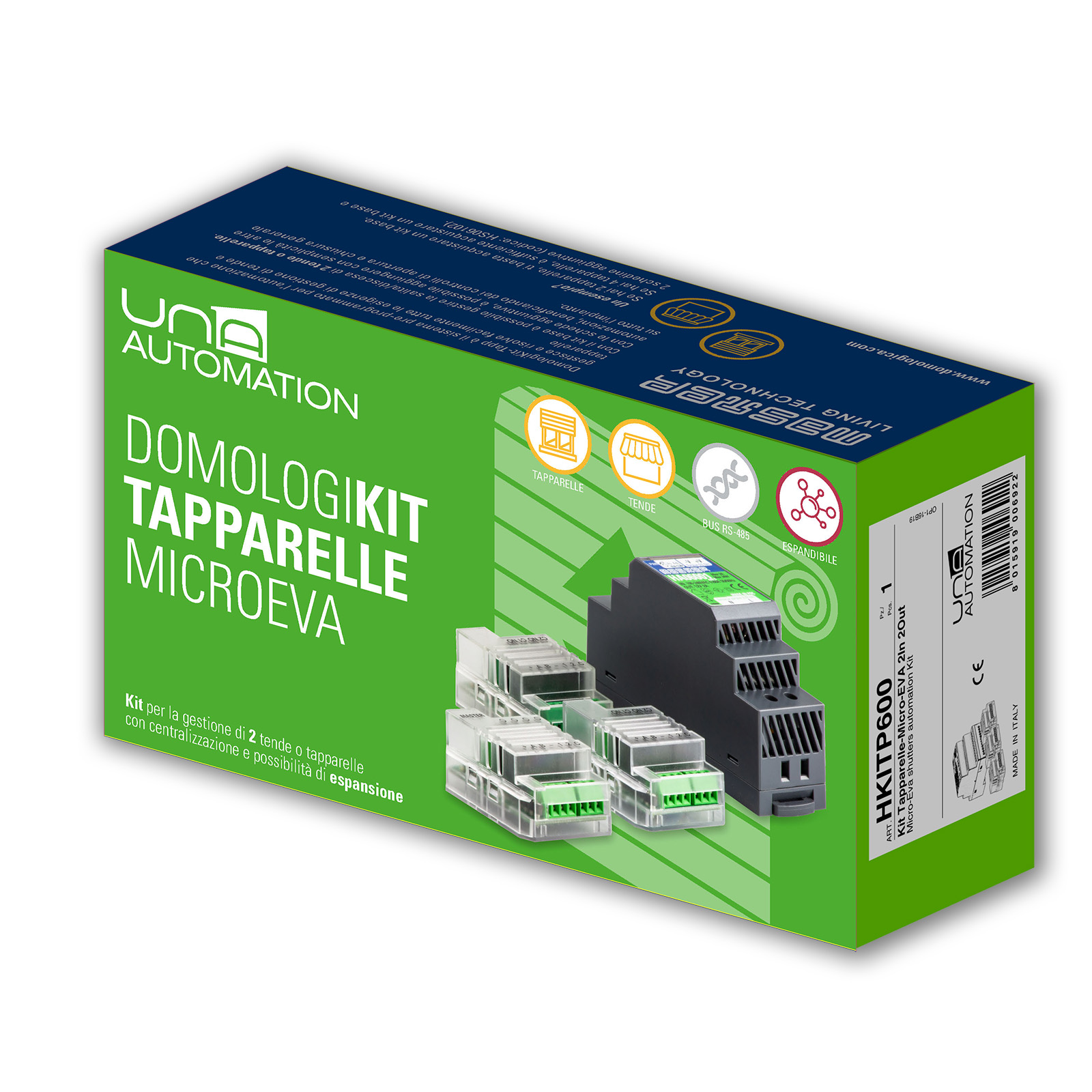 Kit Tapparelle-Micro-EVA 2In 2Out in230V