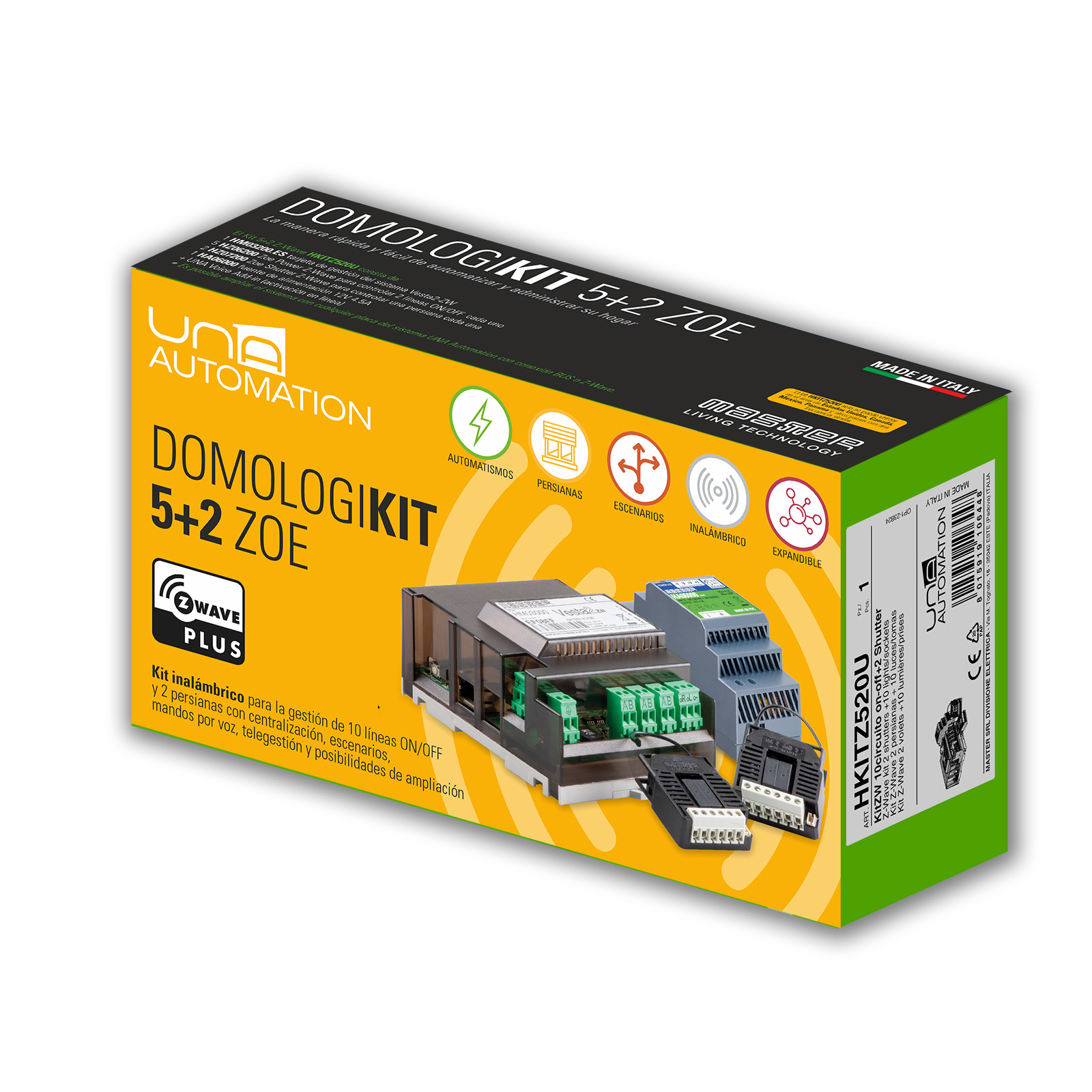Kit Z-Wave 2 volets+10 lignes ON/OFF