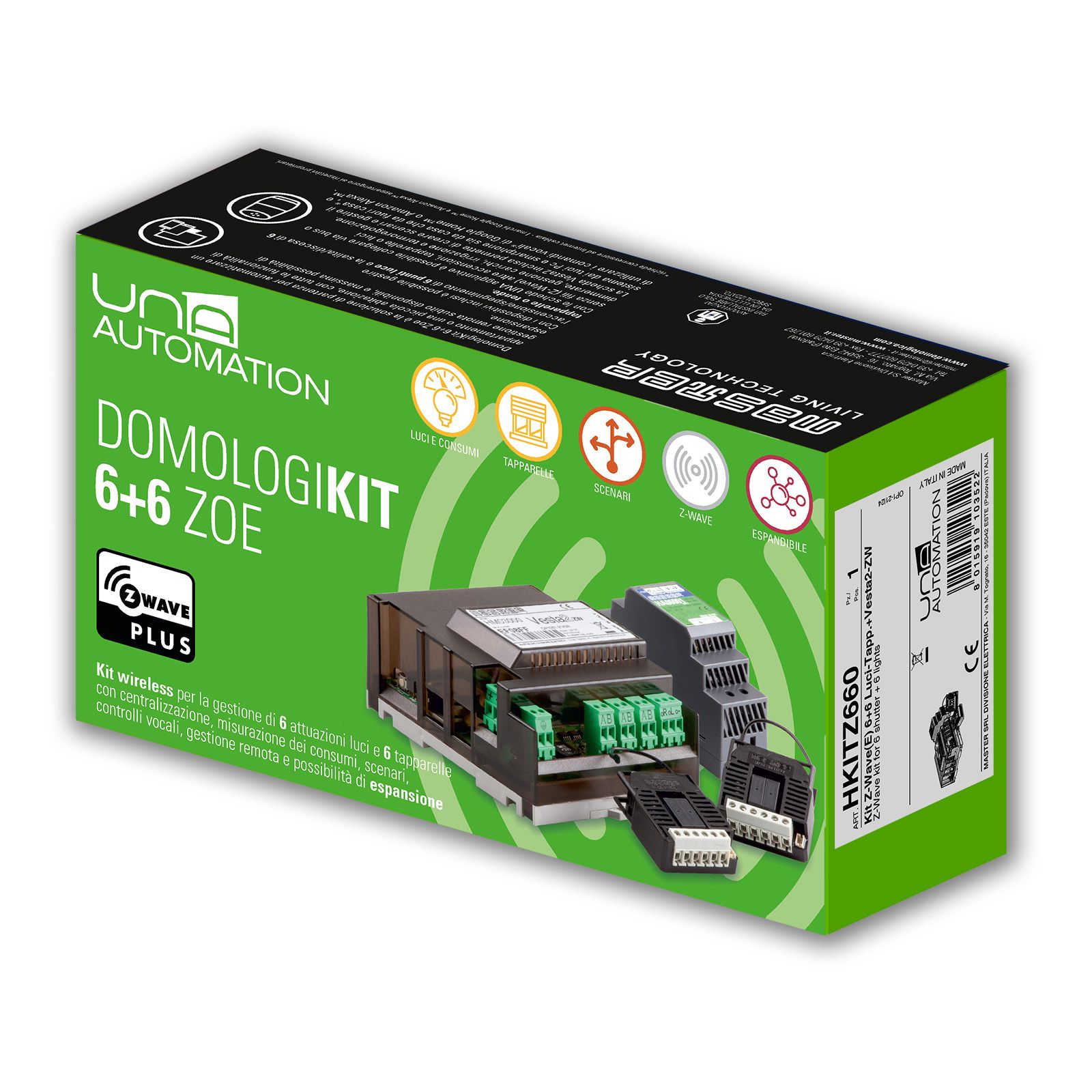 Kit Z-Wave para 6 persianas + 6 luces