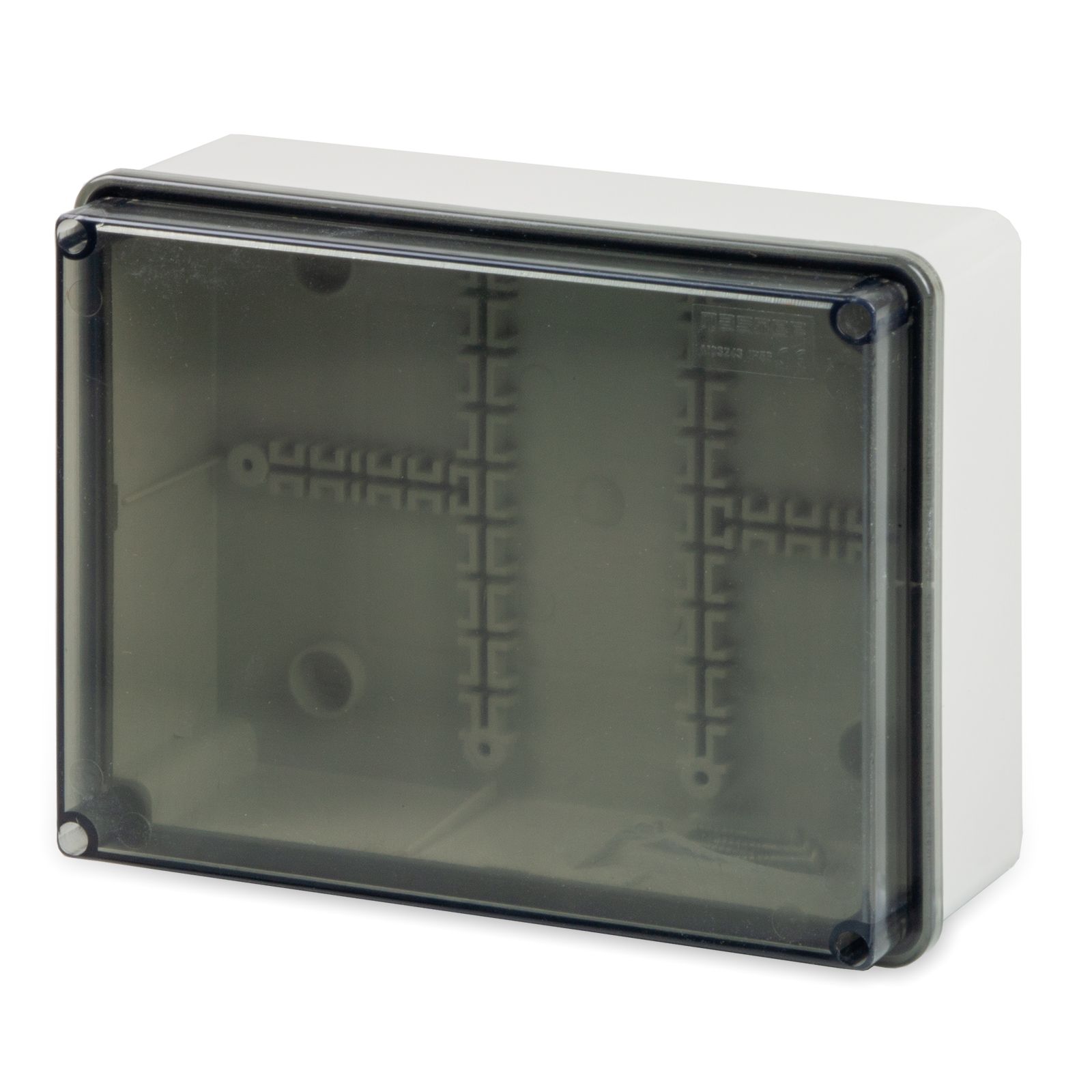 Cas.Der.190x140x70 IP56 Trasp. c/Viti