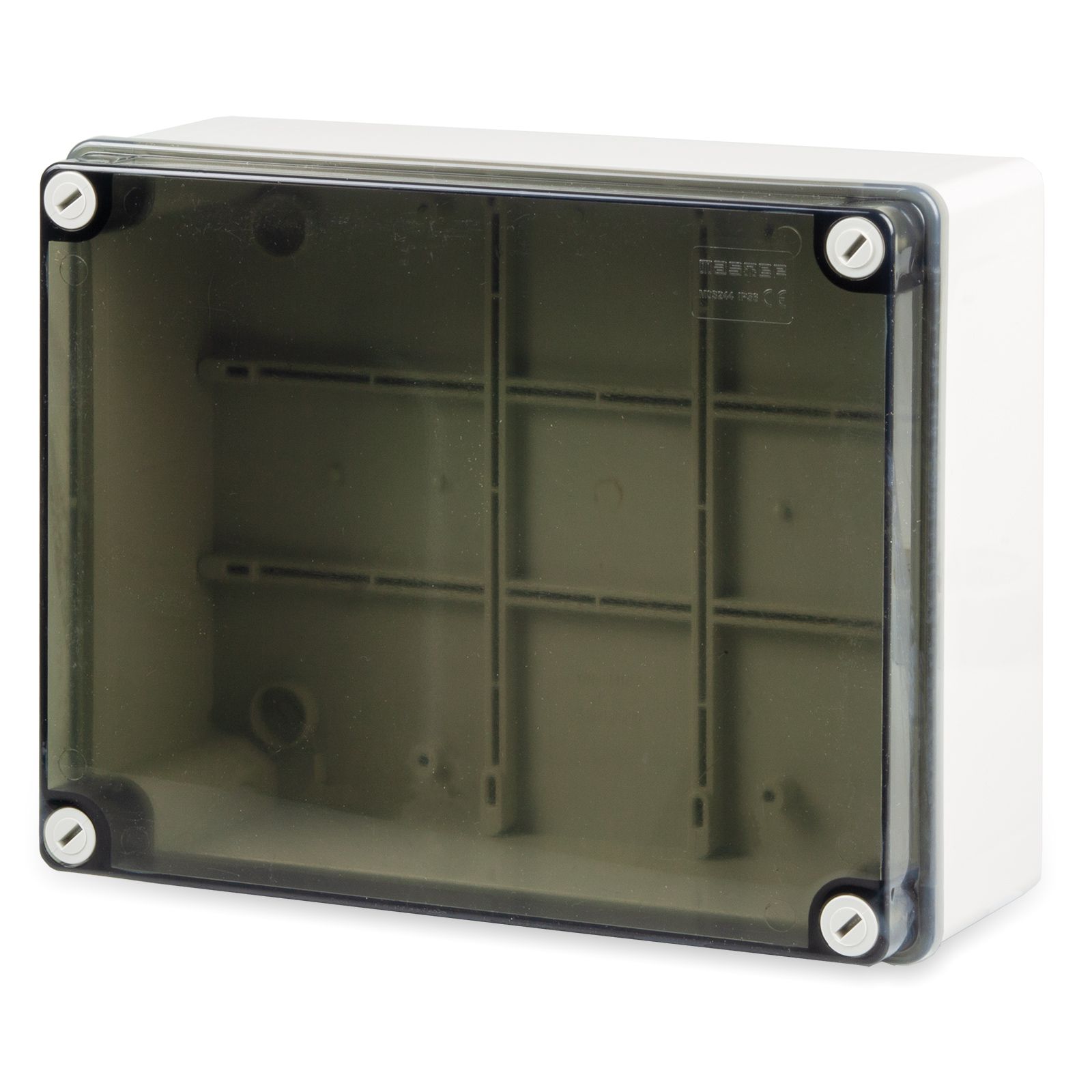Cas.Der.240x190x90 IP56 Trasp. c/Viti