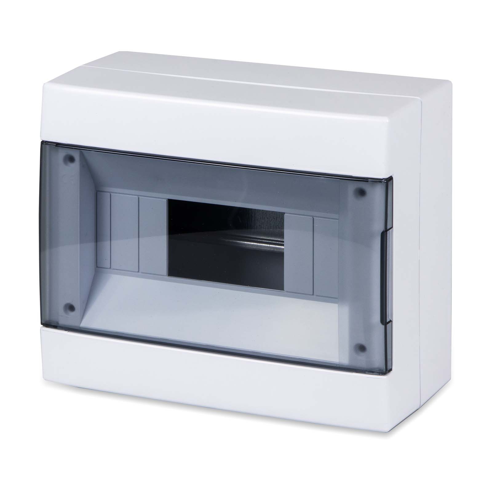 Centralino Parete 8 Mod.P.Traspar. IP40