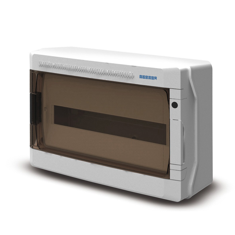 Centralino Parete 18 Mod.P.Traspar. IP65