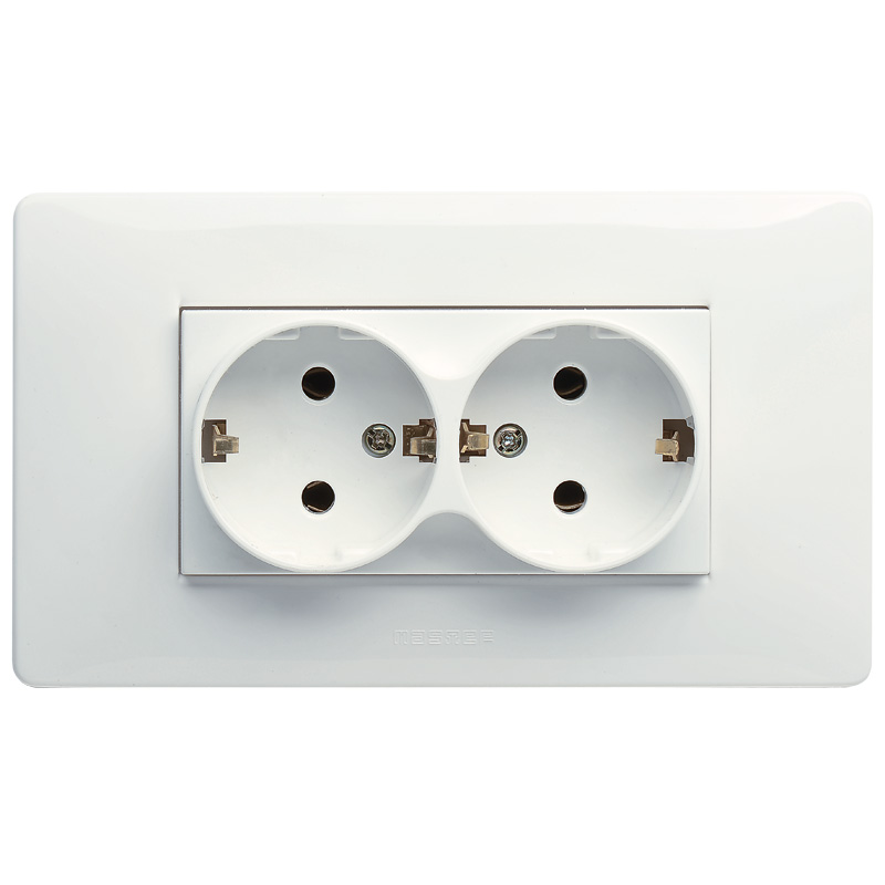 MIXMO Doppia Schuko 16A 2P+T (laterale)