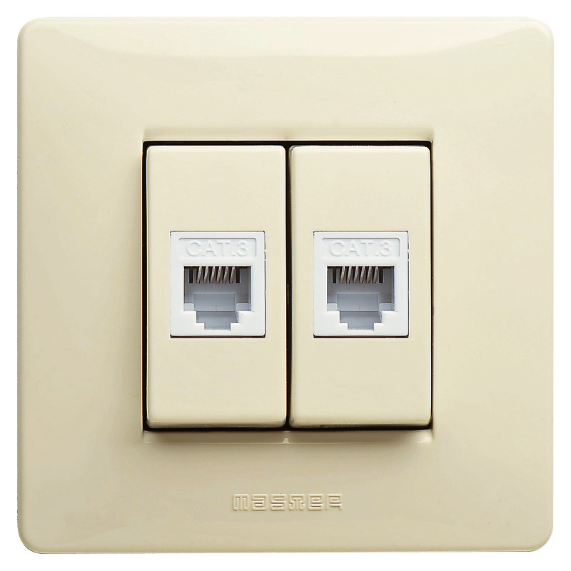 MIXMO 2 presa RJ11 Plug 6P4C Beige