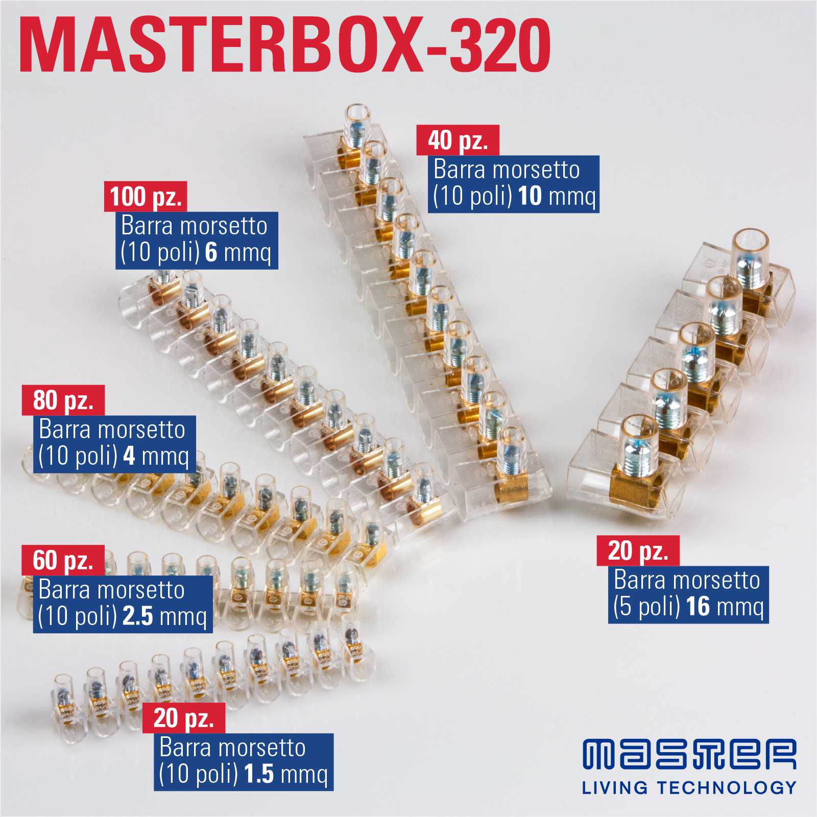 MASTERBOX KIT Mors.Unipolari Pcs.320