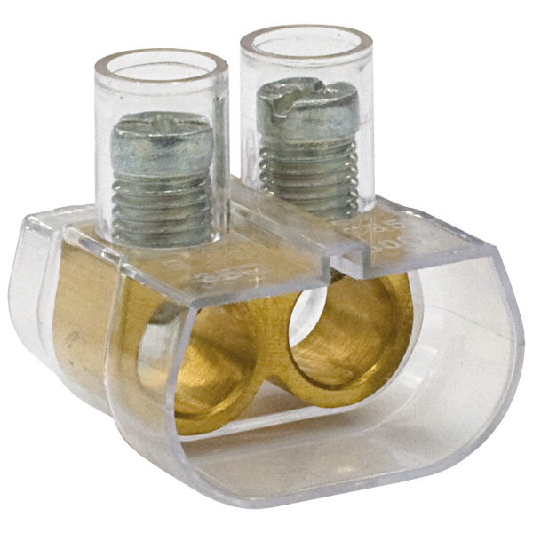 Morsetto unipol.2 Fori 2x50mmq