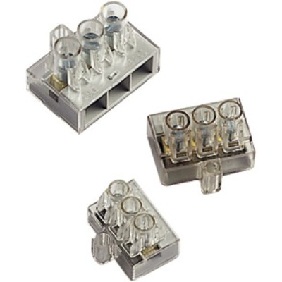 Morsetto unipol.3 Fori 3x6mmq