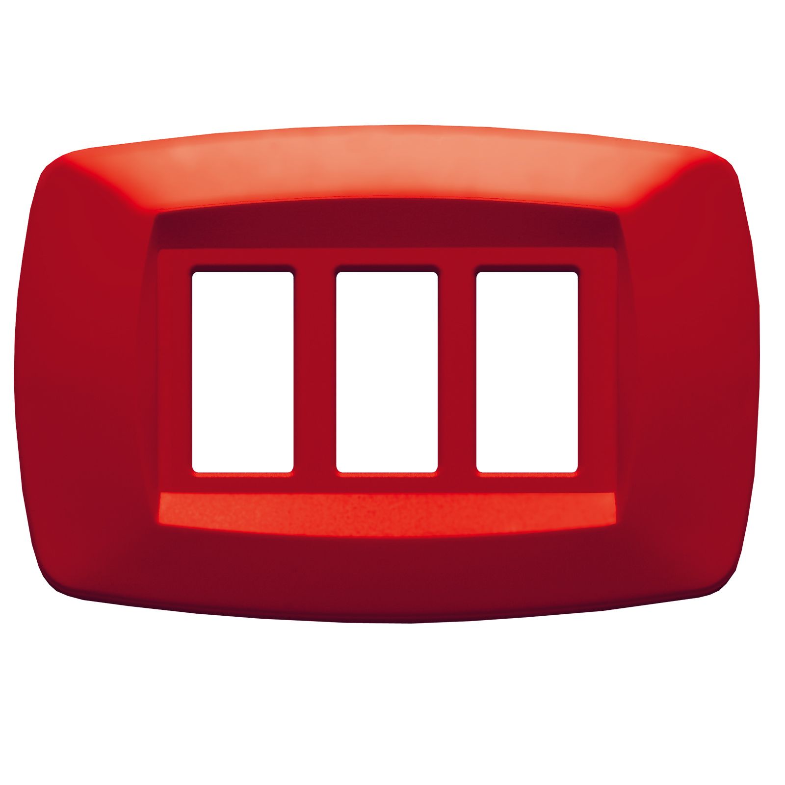 Placca Modi' 3 Posti ROSSO