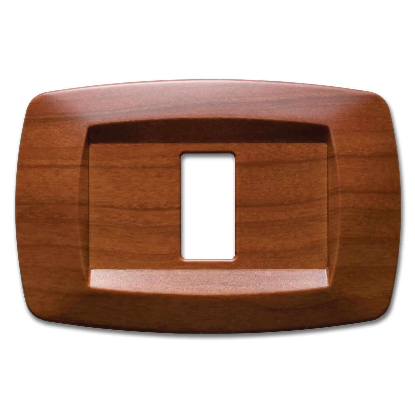 Modì plate, 1 hole, cherry