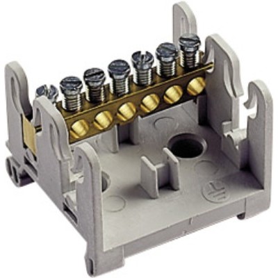 Morsettiera equipot. 5x5,3 + 2x6mm