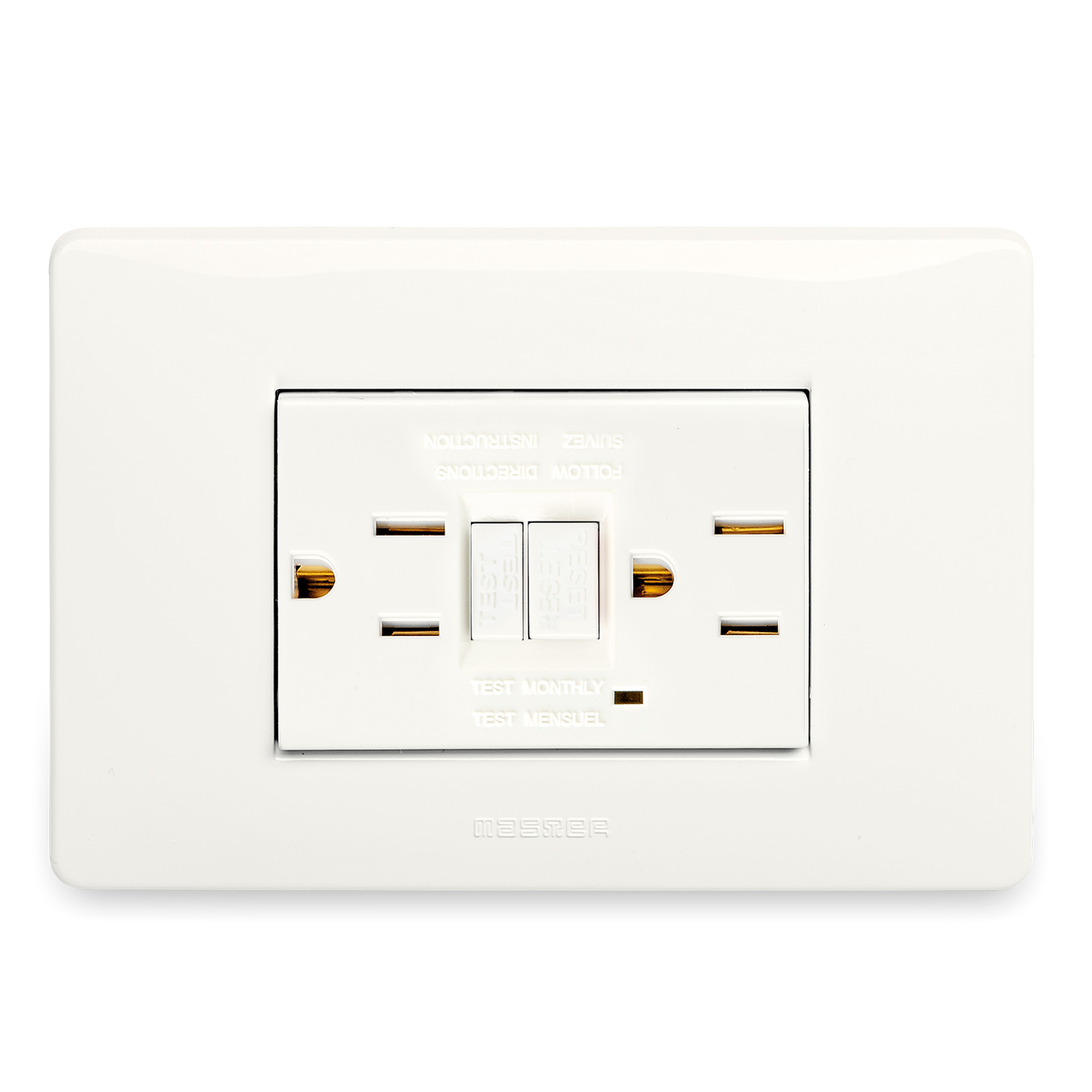 MIX Pr.AMER.GFCI 15A 127V c/Sicurezza