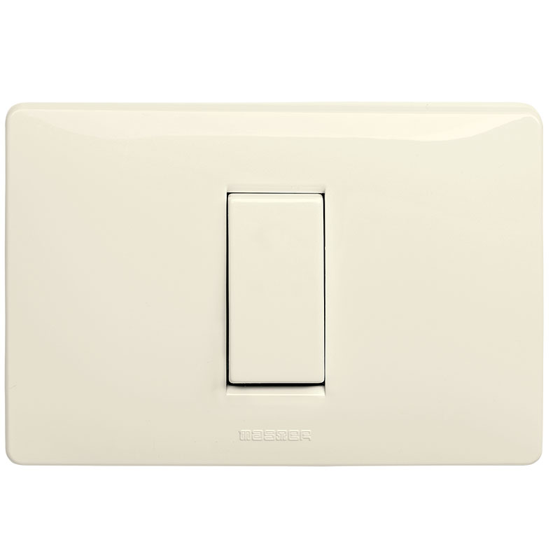 MIX Interruttore 1P 16AX c/Placca Beige