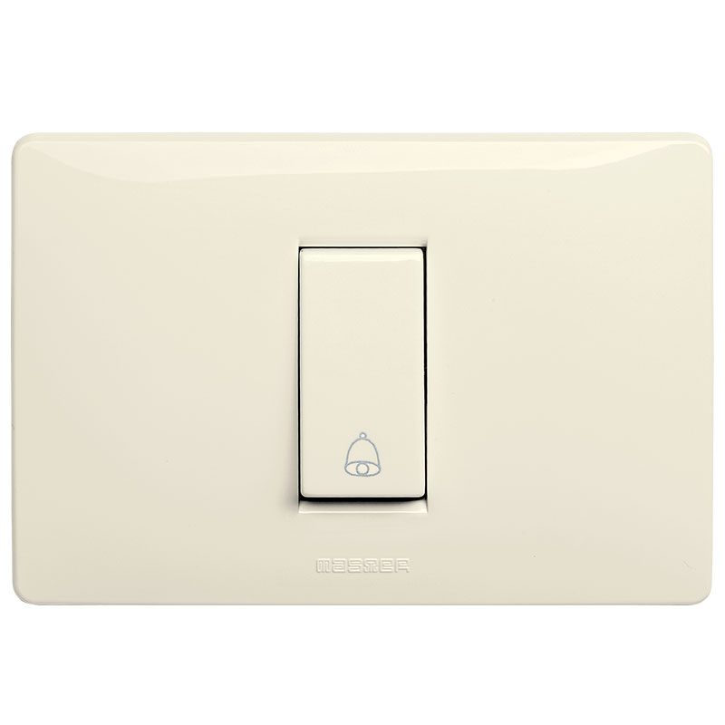 MIX Pulsante Campanello 16A NO Beige