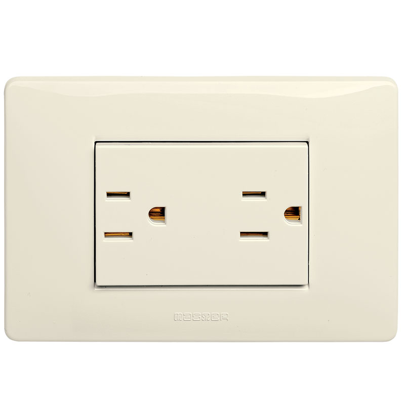 MIX 2 Presa 2P+T 15A 127V c/Pl. Beige