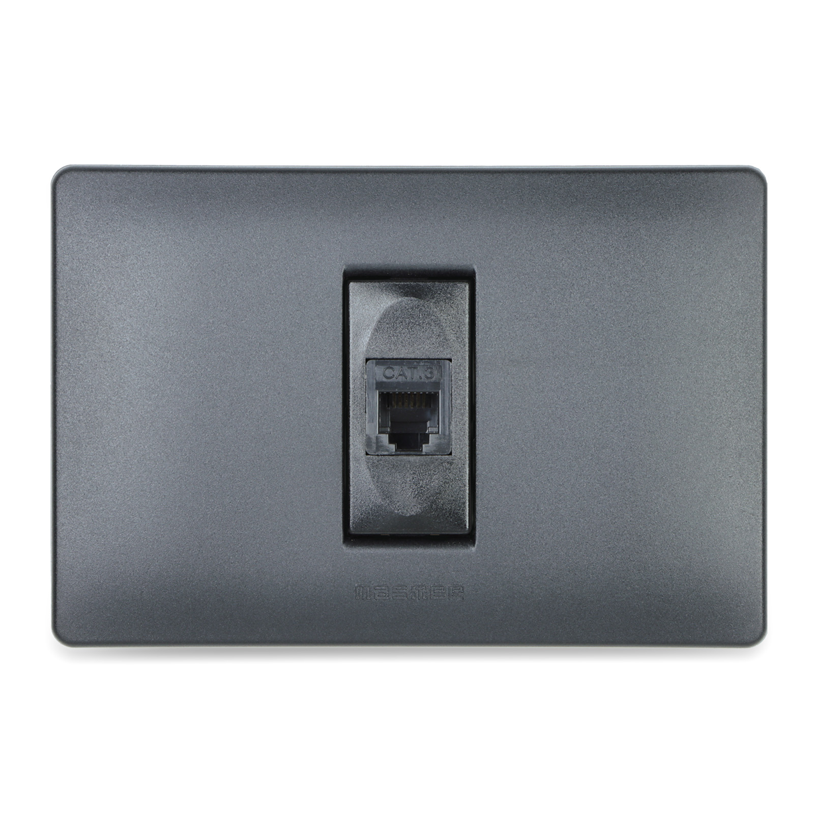 INKKIT 6P6C RJ12 telephone socket Black
