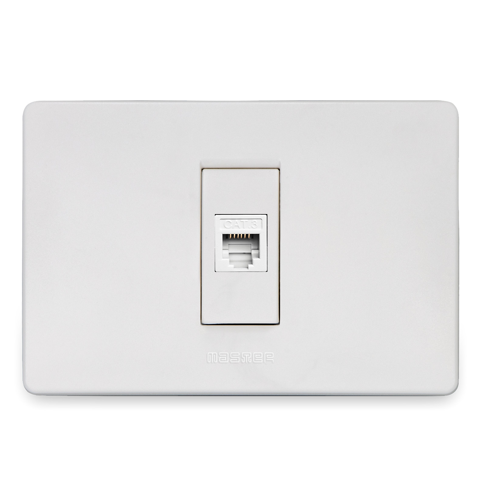 INK Presa RJ12 1Plug 6-6 c/Placca Bianca