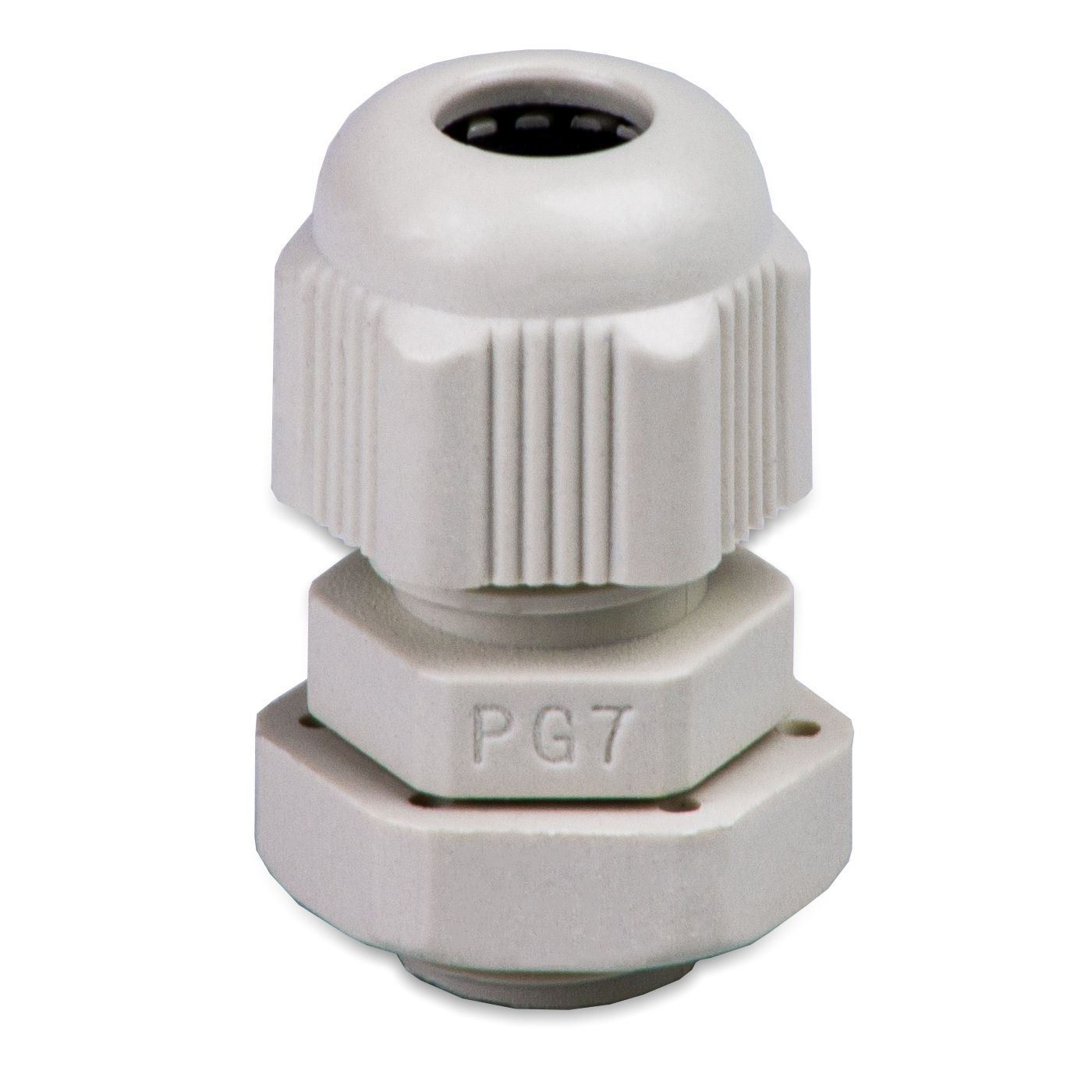 PG7 cable gland, Ø min 3.5mm, max 6mm