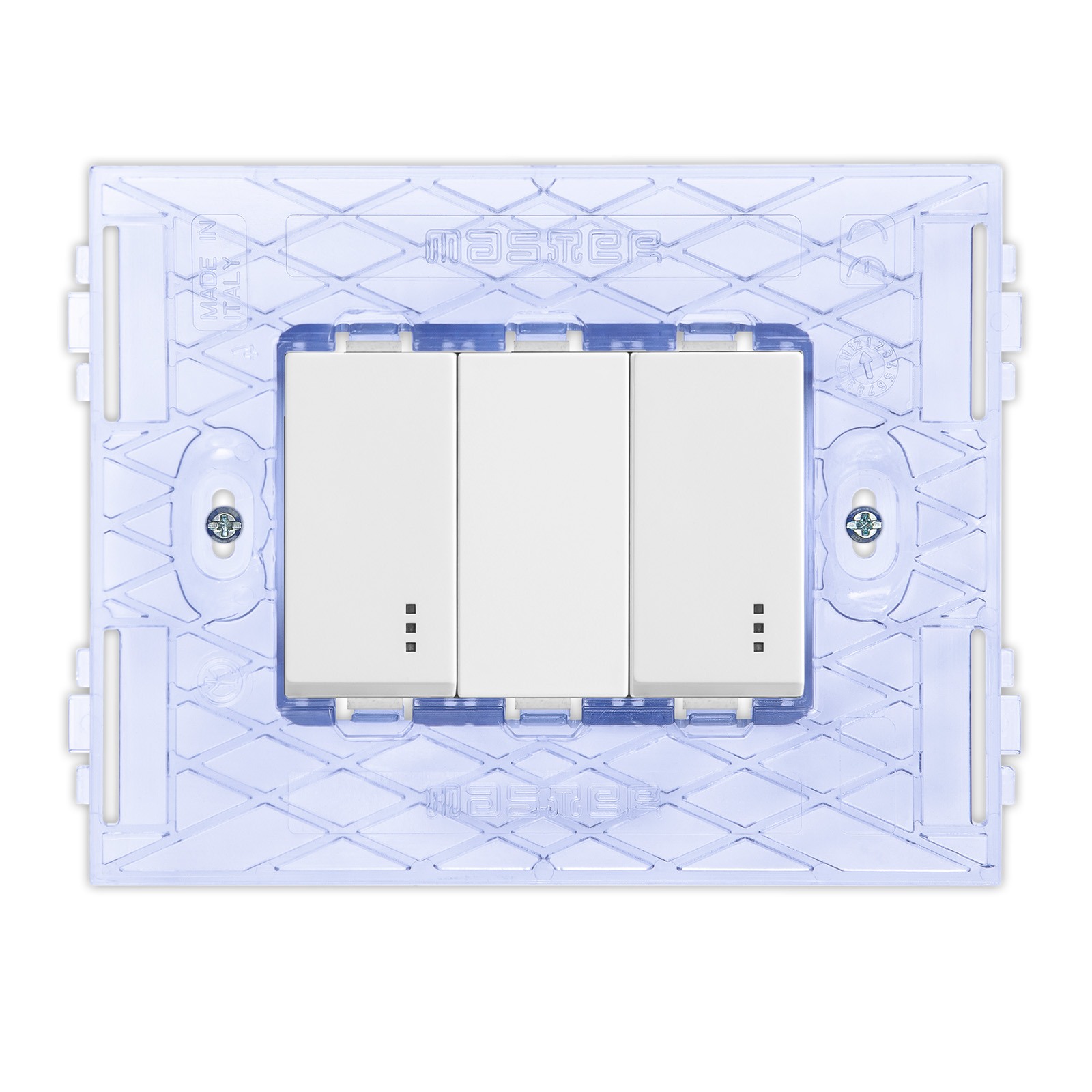 PIXIA 2Deviatore 1P 10AX White c/Sup