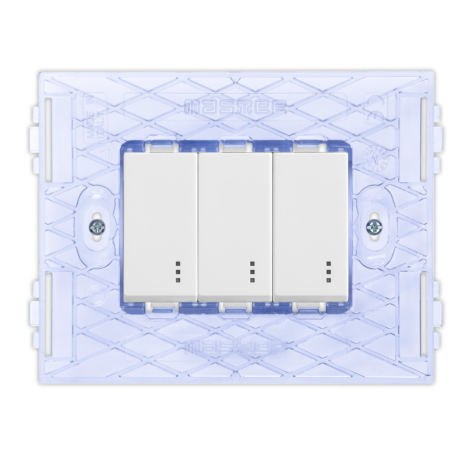 PIXIA 3Deviatore 1P 10AX White c/Sup