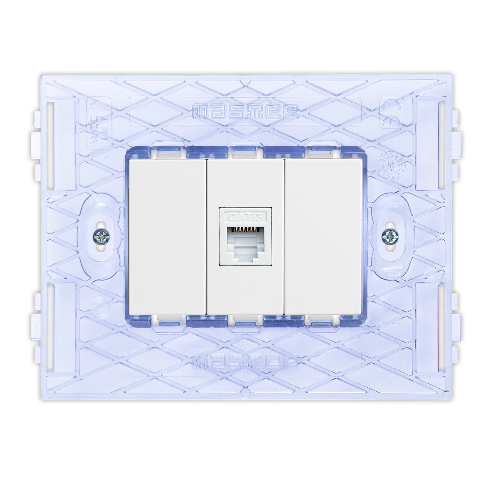 PIXIA Presa RJ12 1 Plug 6-6 White